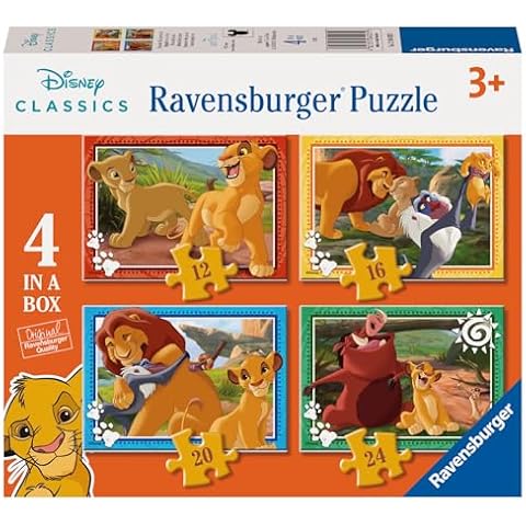 Ravensburger Lion King 4 in a Box Puzzles Cover