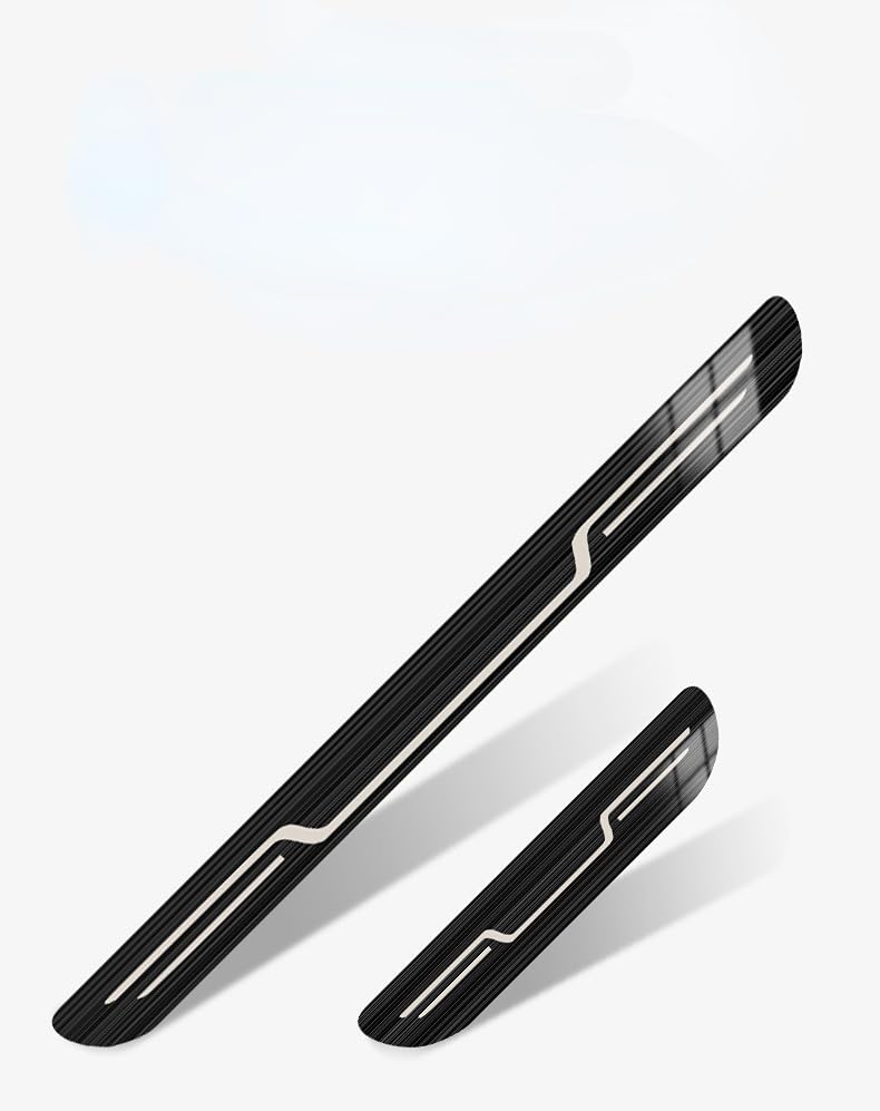 4 stuks rubber dorpplaten voor Alfa Romeo 4C 2013-2021, Anti-slip veiligheidspedaal Bestand tegen vuil en weersinvloeden instapbeschermers,Red