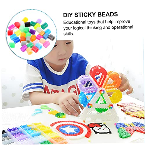 Toyvian 2 Conjuntos Faça Você Mesmo Feitiço Doudou Placa De Contas Miçangas Coloridas Caso De Terno