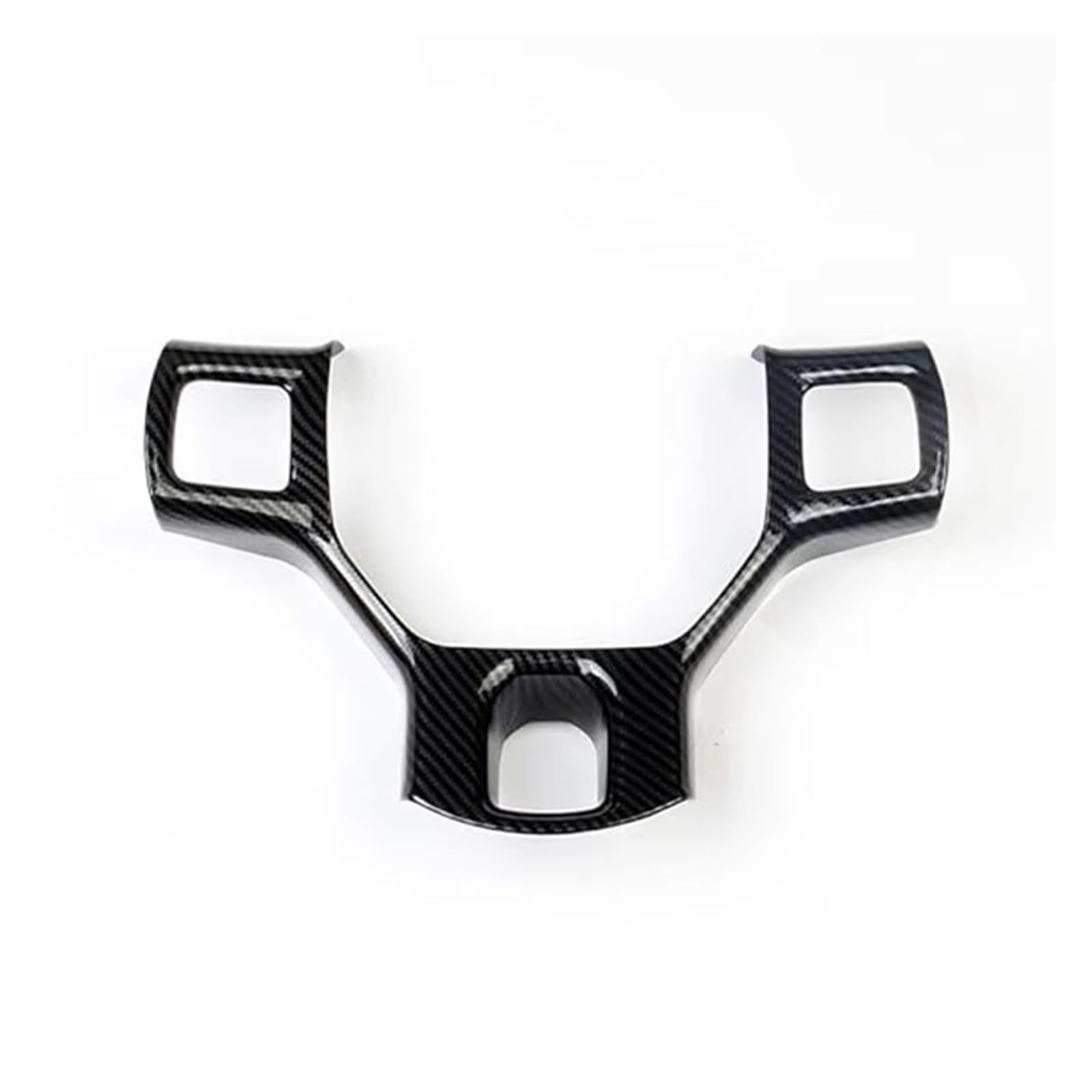 Auto Interior Sticker For Dodge For Ram 1500 2500 3500 2011-2018 Carbon Fiber Style Steering Wheel Interior Cover Trim Frame Decoration Sticker Car Interior Trim