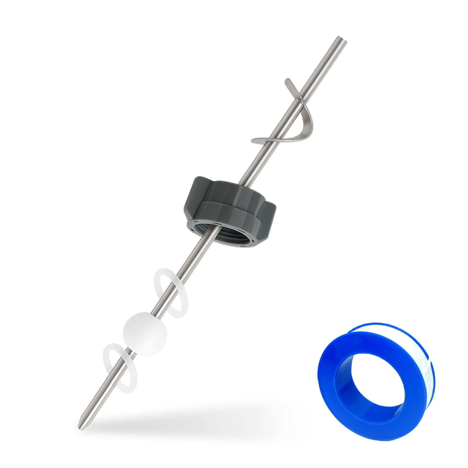 Lavatory Pop Up Center Piece Assembly-Metal Pivot Arm, Compatible with Price Pfister PS469, PSB327 & PS2673, Includes Waterproof Tape for Easy Installation - Durable Sink Stopper Replacement（1 PACK)