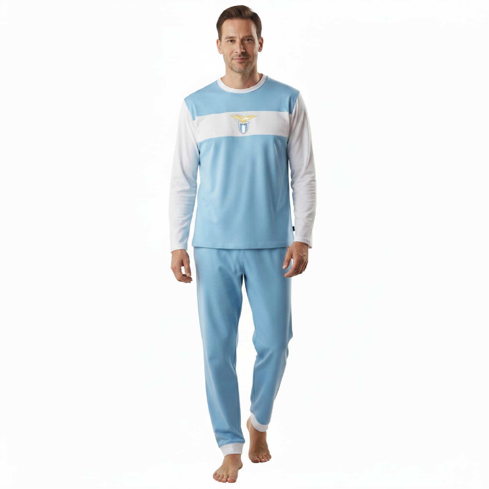 SS Lazio Pigiama Manica Lunga Adulto Set di Pigiama Unisex - Adulto