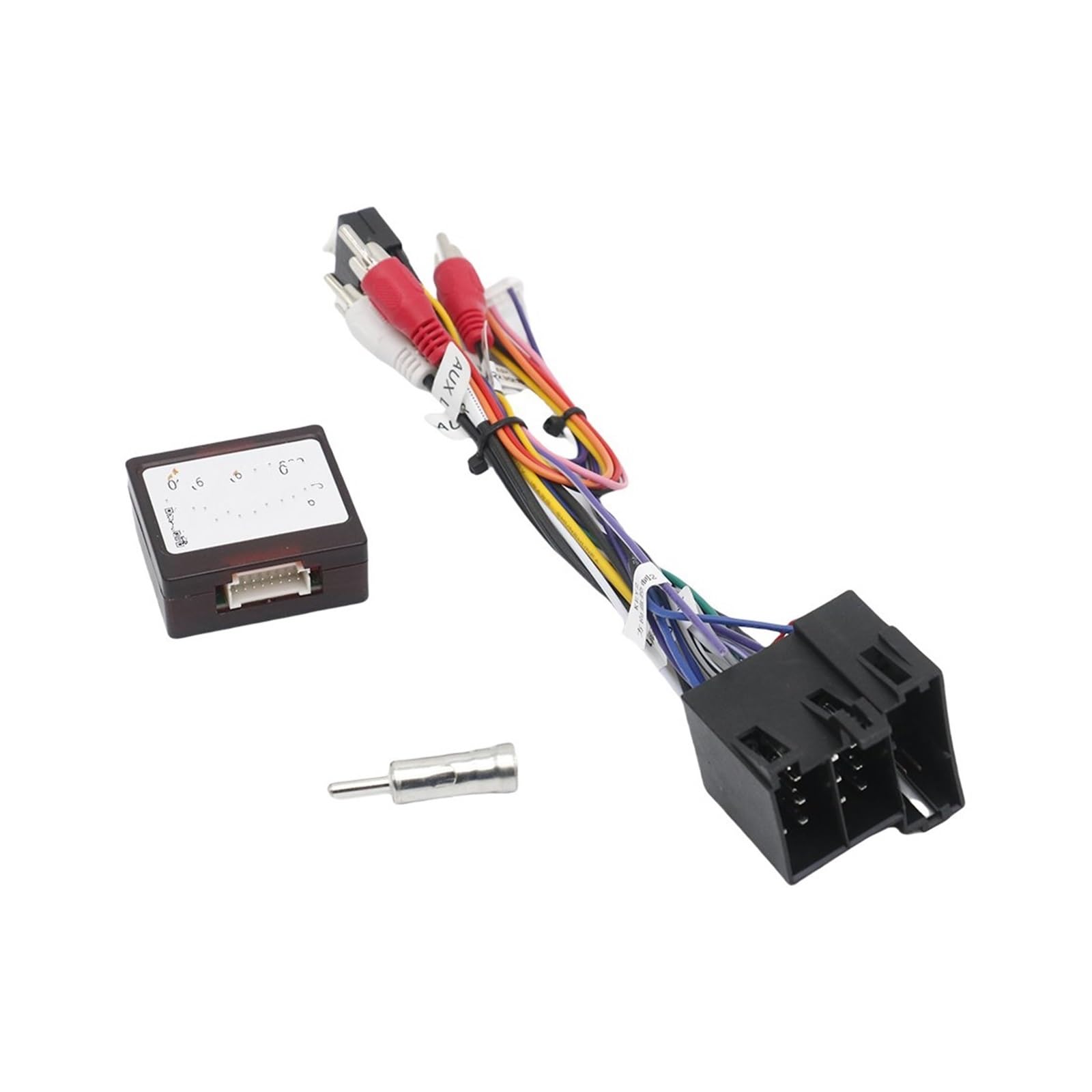 Pannello Radio 16pin Per Fiat Per Doblo 500L Per Bravo 2008-2014 Cablaggio Adattatore Canbus Box Decoder Android Radio Cavo Alimentazione Mascherine Telaio Veicoli(Cable Canbus)