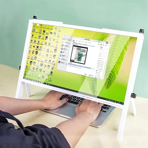 Lupa de pantalla para portátil accesorio con soporte ajustable de móviles 4