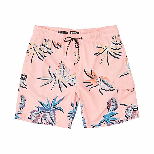 Short de bain Billabong Layback rose 17 pouces homme pour la plage