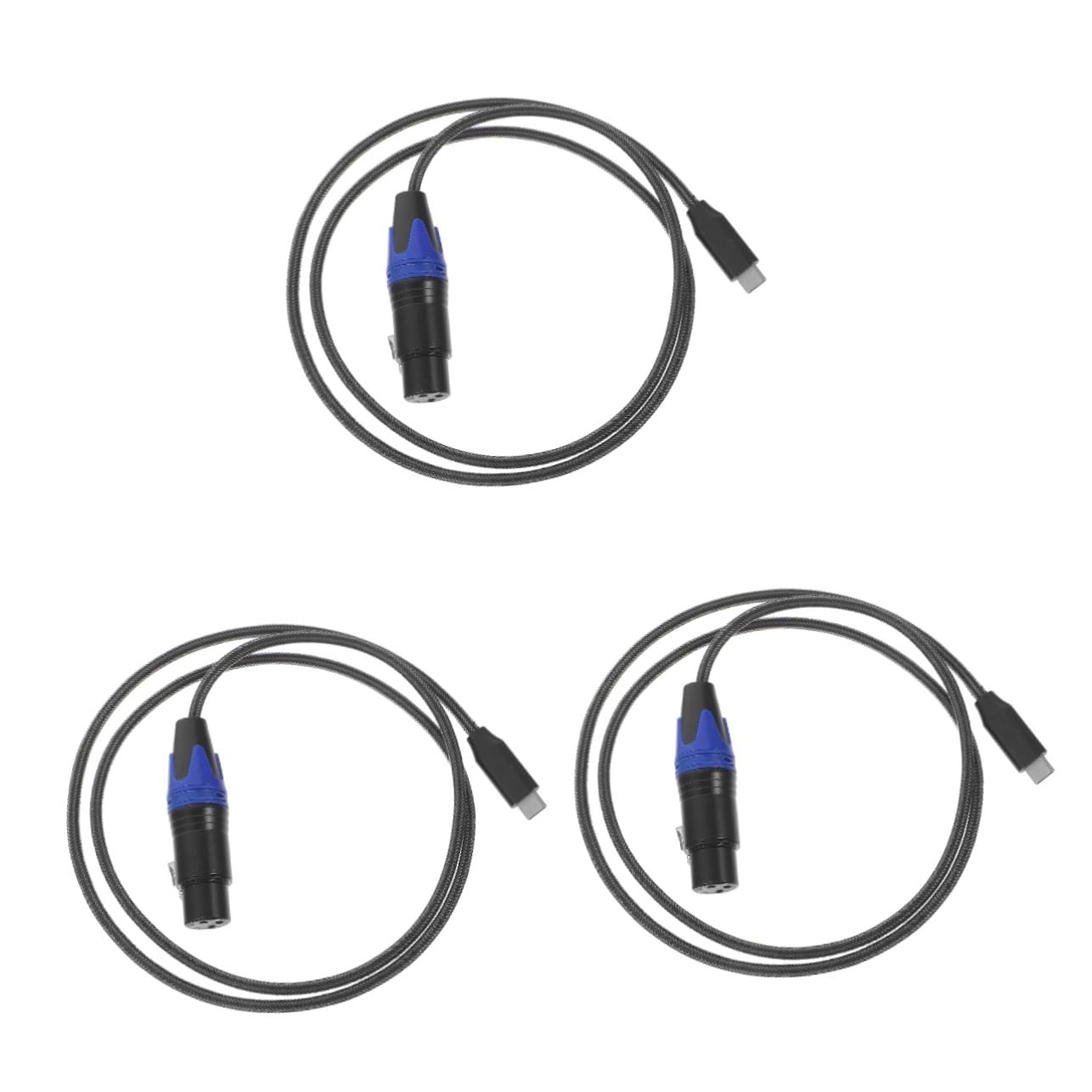 TOYANDONA 3piezas Cable De Micrófono Type-c Adaptador De Para Guitarra y Consola De Diseño y De Usar Para Músicos y Grabaciones
