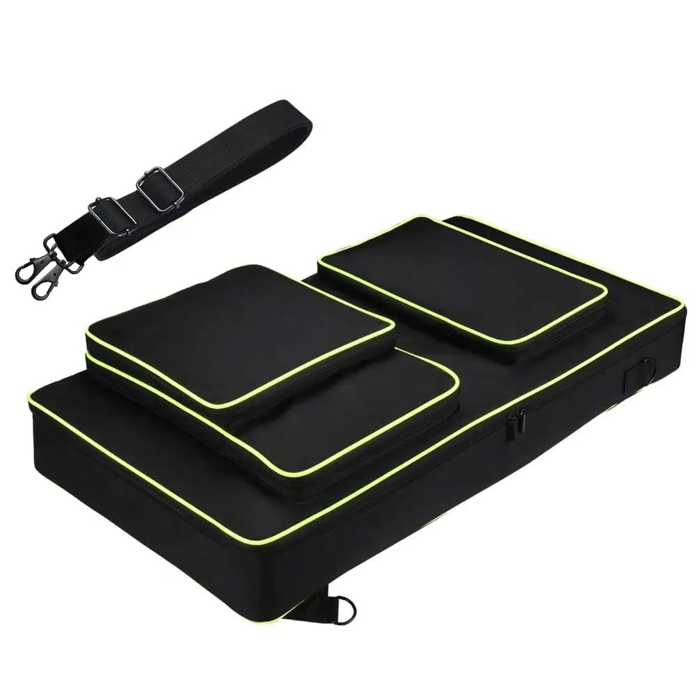Torba do noszenia, odporna na uderzenia osłona ochronna, odporna na zarysowania, przenośna, dla DJ-gigbag, pogrubiona wyściółka wewnętrzna z regulowanym paskiem na ramię do DDJ-FLX10, DDJ