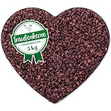 5kg PREMIUM Natur Traubenkerne lose für Wärmekissen - ergiebiges Kissen Füllmaterial getrocknet und anschmiegsam zum Befüllen von Nackenkissen, Traubenkernkissen Füllung