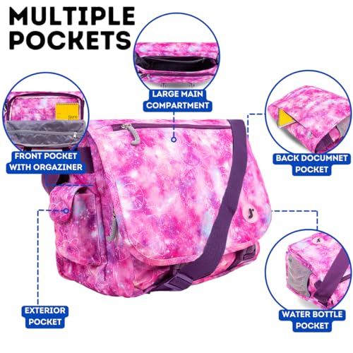 Image of J World New York Terry Messenger Bag for Women Girls School Kids