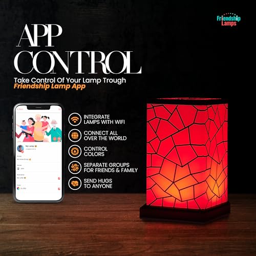 Friendship Lamp ® Classic Design - Best Friend Lamps Wi-Fi Touch Lamp Led Light For Long-Distance thumb #4