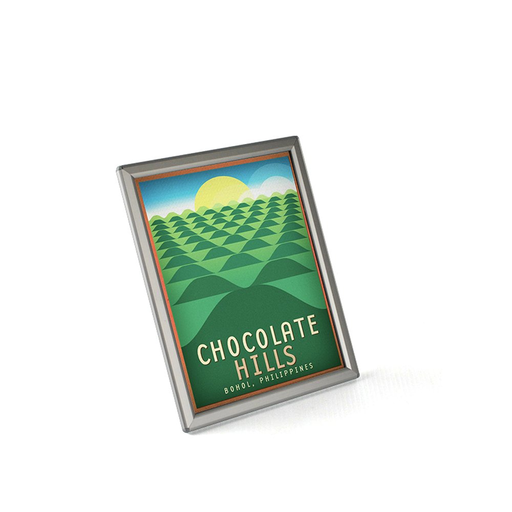 Azar Displays 300207-SLV 8" x 10" Vertical/ Horizontal Snap 0.5" Frame for Counter & Wall (10 Pack)
