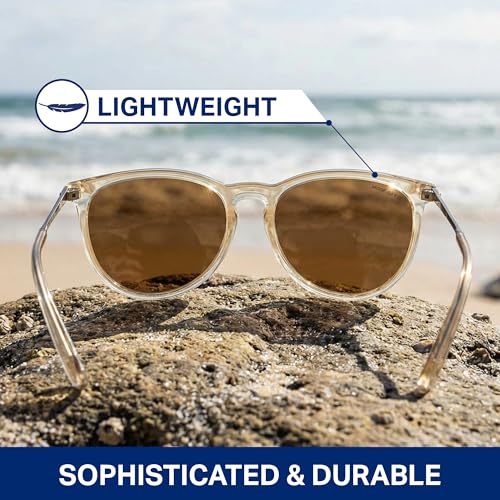 Image of Blenders Eyewear North Park X2 - Polarized Sunglasses - Classic Shape, Mixed Metal Frame - 100% UV Protection