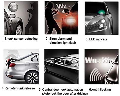 Banvie 56451346548 Car Alarm System, Security Antitheft Alarm Systems thumb #1