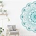 Mezza parete mandala meditazione yoga wall art soggiorno bohemien testiera camera da letto decorazione 42x85 cm