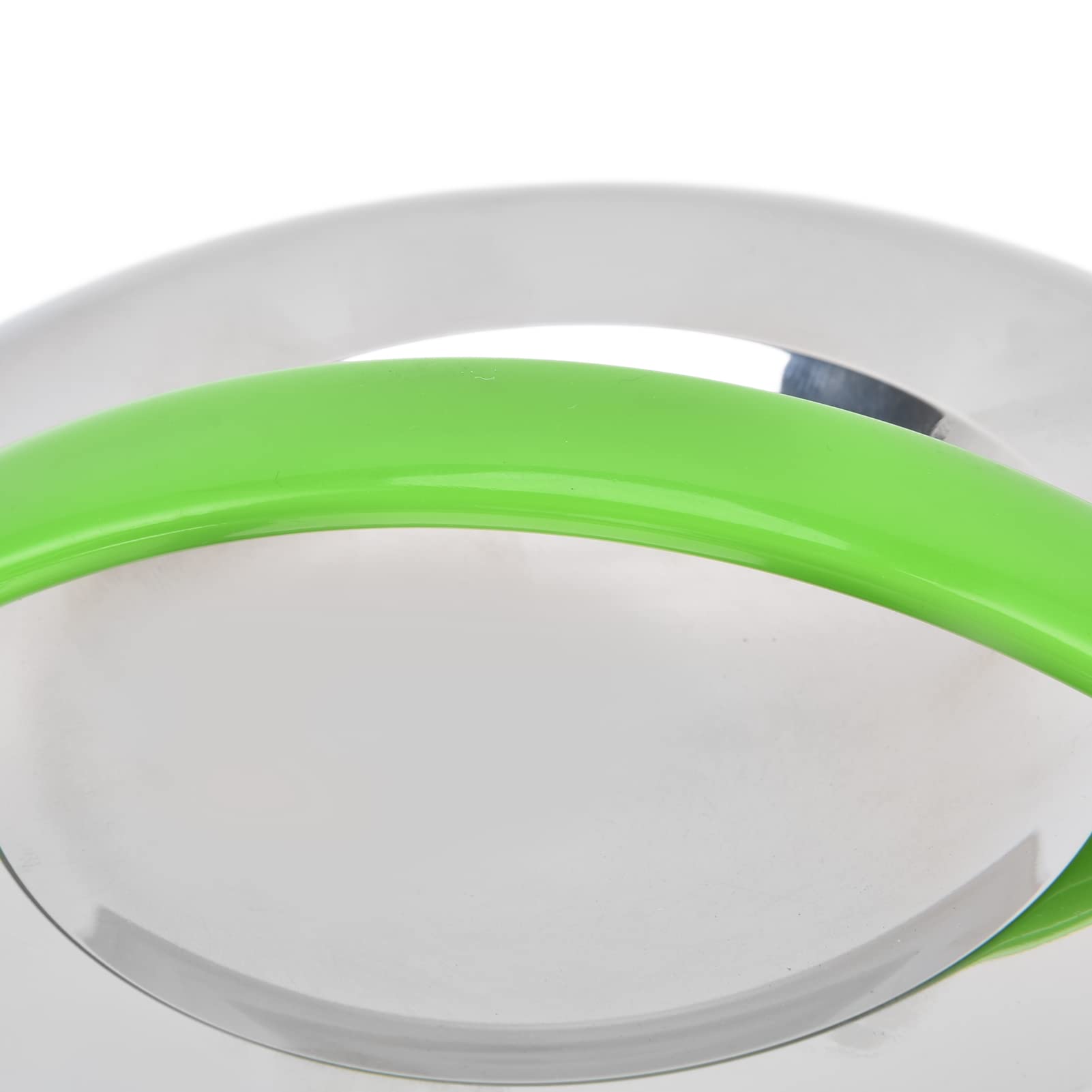 Porta Pranzo Lunch Box in Acciaio Inox, 1,3 L Box Ermetico con Maniglia, Portavivande Termico per Pranzi a Lavoro, Picnic, Ø 17 x 14 cm Argento