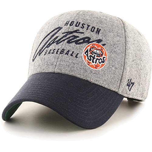 Gorra ajustable '47 Brand Houston Astros gris y negra miniatura 1