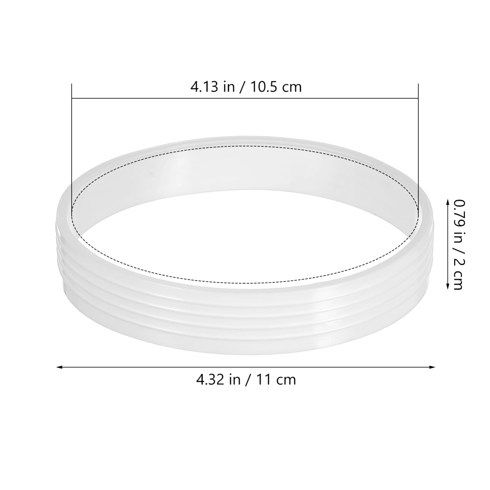 Mipcase 5pcs Golf Hole Cup Ring Inserts Plastic Protective Ring Hole Covers for Training Round Golf Cup