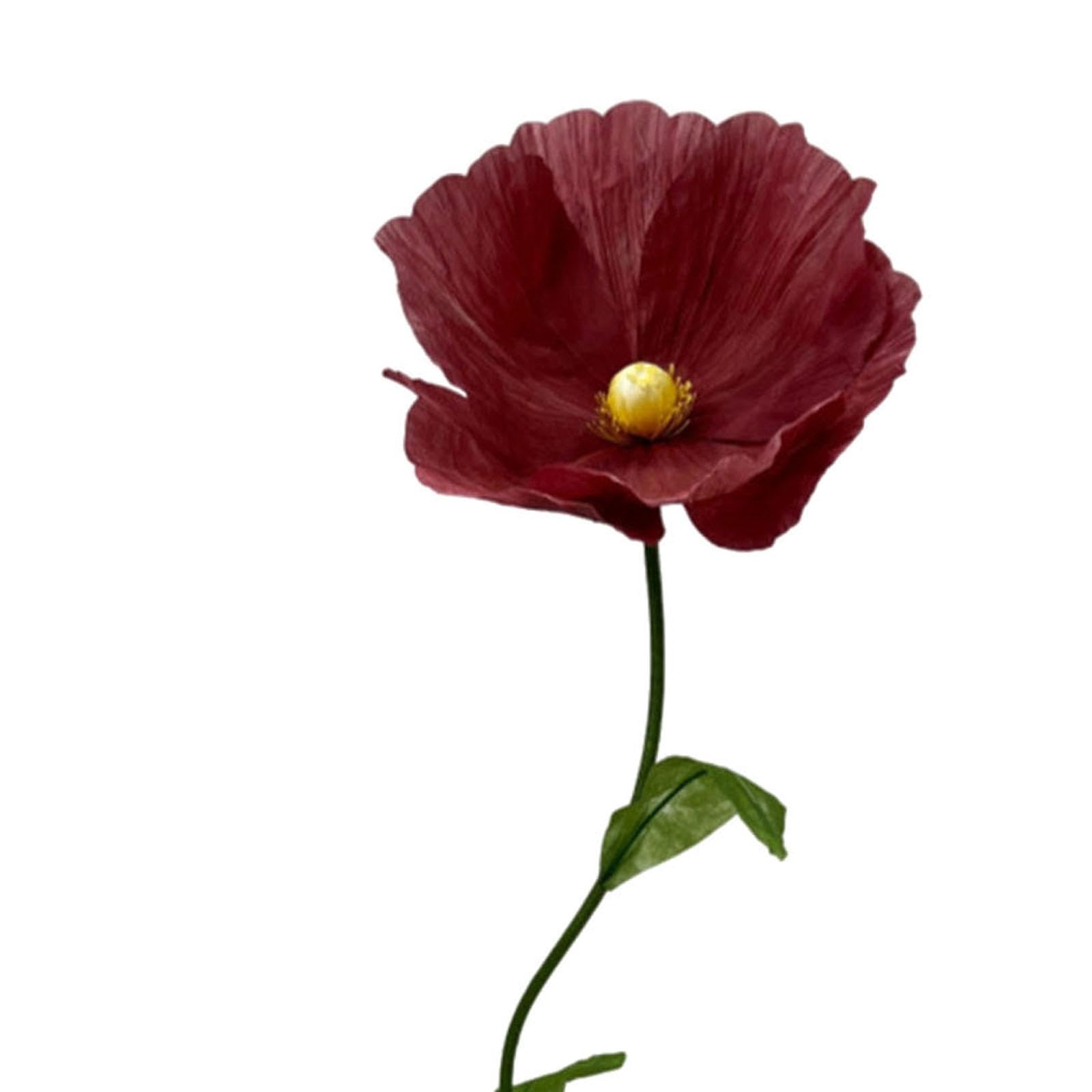 Große Künstliche Blume, Handgefertigte Papierblume, Naturgetreue Riesenblume für Hochzeiten, Schaufensterdekoration, Zuhause, Rituale, Anlässe, Rot