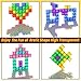 45PCS Magnetic Blocks - Transparent Magnet Cubes, Toddler Building Blocks, Sensory Autism Gifts for Kids Ages 3+, Preschool Travel Toys for 3-5 Year Old Boys and Girls