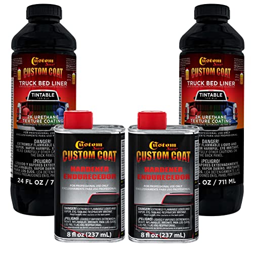 Image of Custom Coat Tintable Base Only 2 Quart Urethane Spray-On Truck Bed Liner