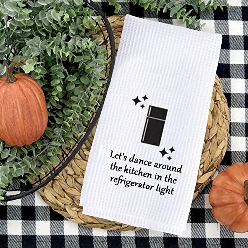 Tsotmo Housewarming Gift Let's Dance Around The Kitchen In The Refrigerator Light Kitchen Towel Dish Towel (Refrigerator Light Towel) #TOP4