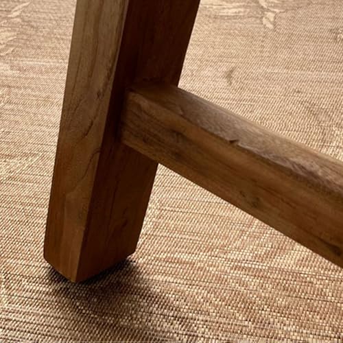 Banc de ferme en bois massif rustique pour entrée et salon - 6