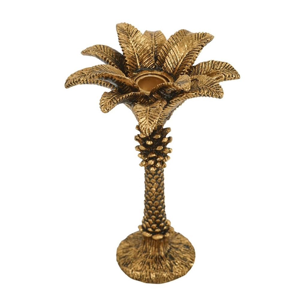 Eines A Candlestick Holders Classical Golden Palm Candlestick Desktop Ornaments Home Porch Decoration Candlestick Candlesticks Holders For Home Decor