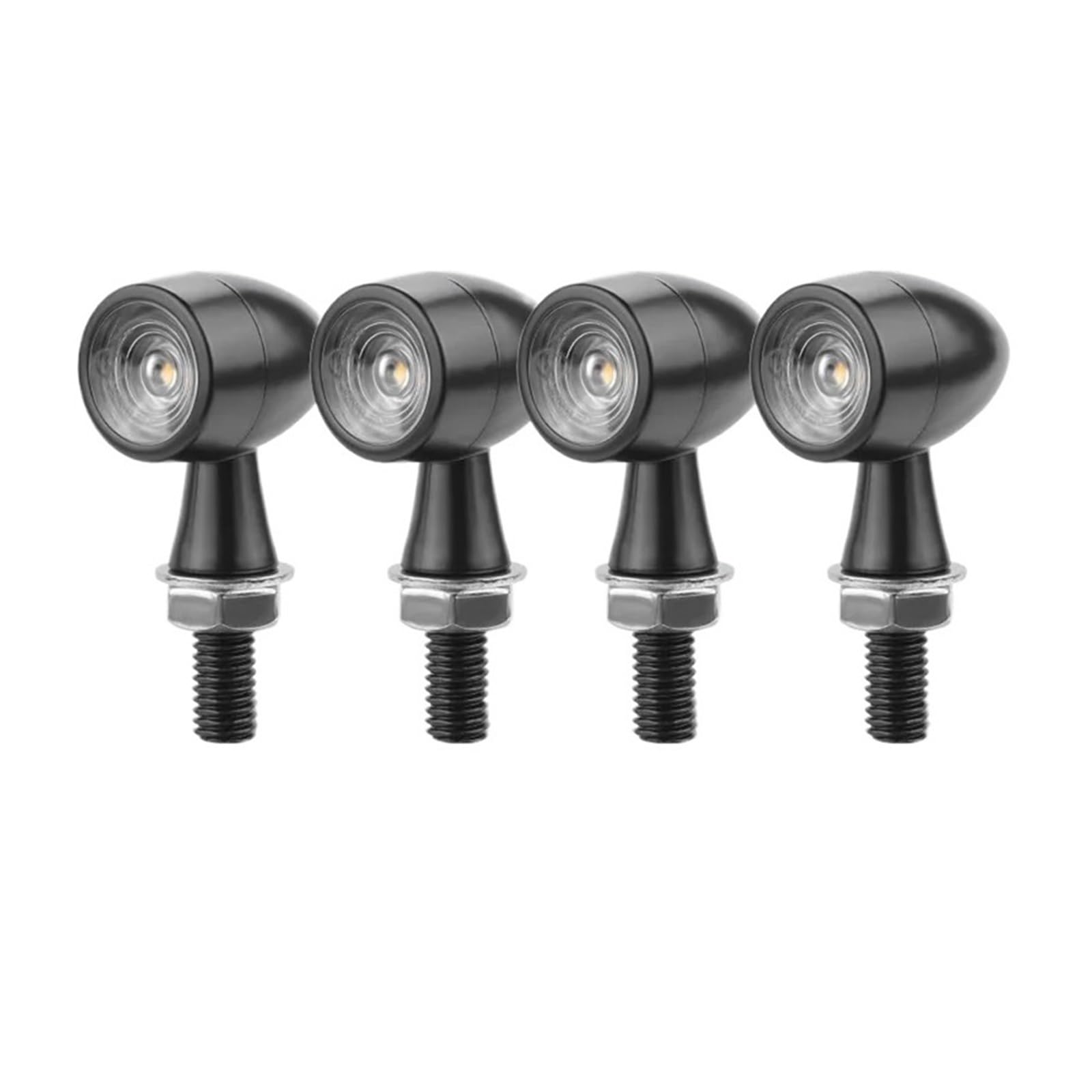 Luci Direzione Moto Mini Indicatori Di Direzione Anteriori E Posteriori Per Moto, Indicatori Di Direzione Dei Freni, Kit Di Montaggio Per Moto, Accessori