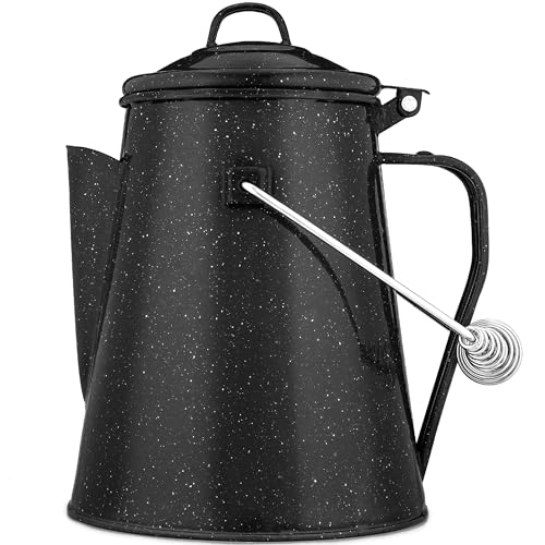 COLETTI Classic Camping Kettle for Boiling Water Black