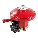 Fabricado en metal resistente Silverline 730191 - Regulador para gas propano 27 mm (37 mbar)