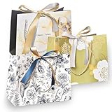 ラッピング 袋 プレゼント 袋 リボン付 手提げ 紙袋 ラッピング用品 ギフト袋 プレゼント 引き出物 ギフトバッグ ラッピング用品 誕生日 包装（Sサイズ)