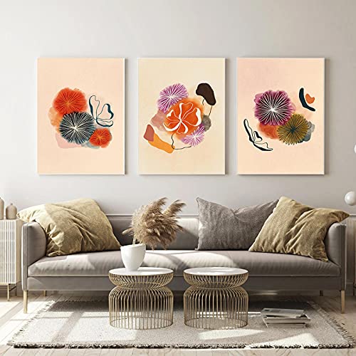 Impression boho toile peinture de prestige pour décoration murale épurée