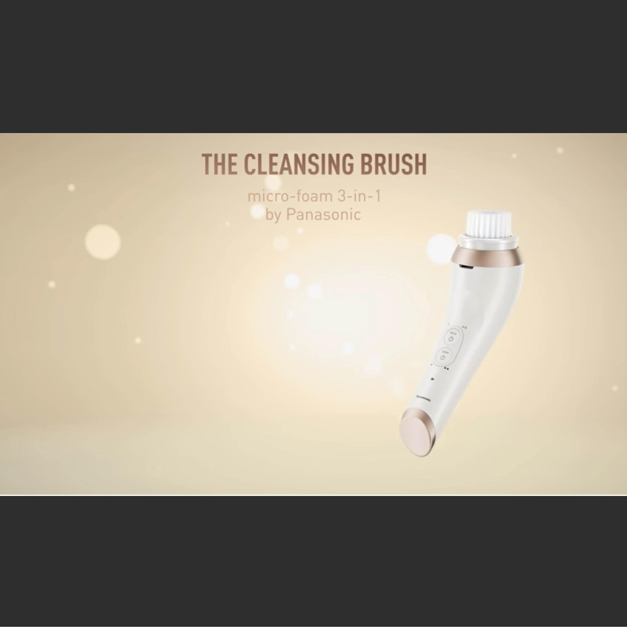 Panasonic Prestige 3-in-1 Gesichtsbürste EH-XC10, Japanese Rituals, Tiefenreinigung, Make-up-Entfernung, Mikroschaumtechnologie