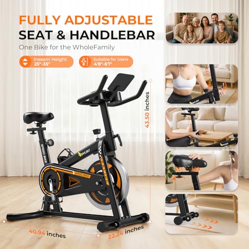 OWLSKY Exercise Bike with APP