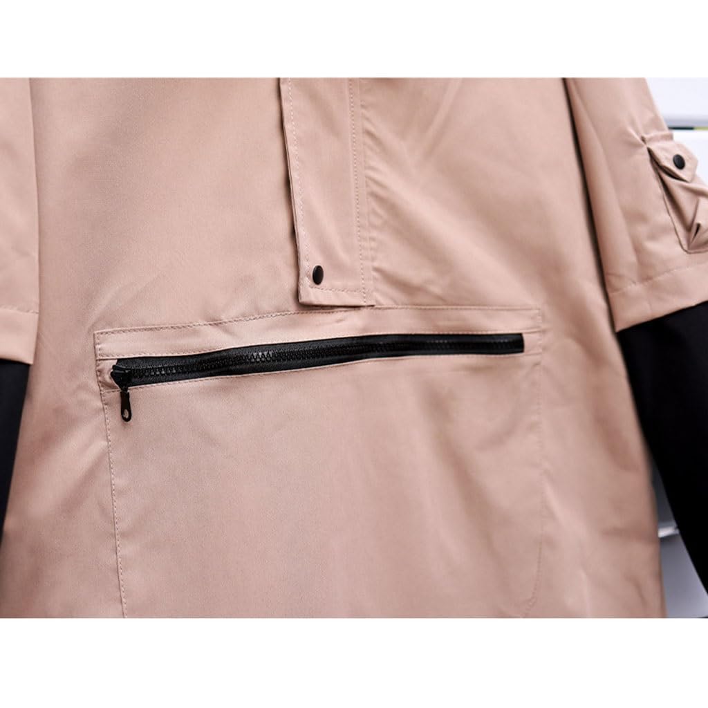 Delantal de camarero Delantal con mangas for otoño e invierno, cocina casera, vestidor inverso, camarero de restaurante, monos for adultos, delantal de manga larga, ropa de trabajo Delantales Delantal