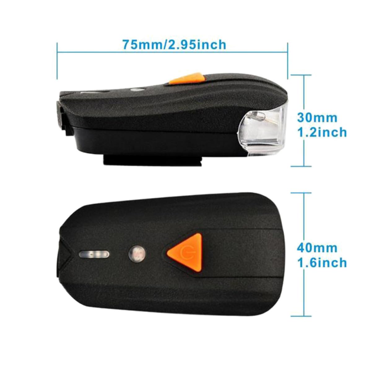 Juego de Luces para Bicicleta Delantera y Trasera Recargable USB Luz LED Super Brillante y Larga Duración para Ciclismo Nocturno y Diferentes Condiciones Climáticas