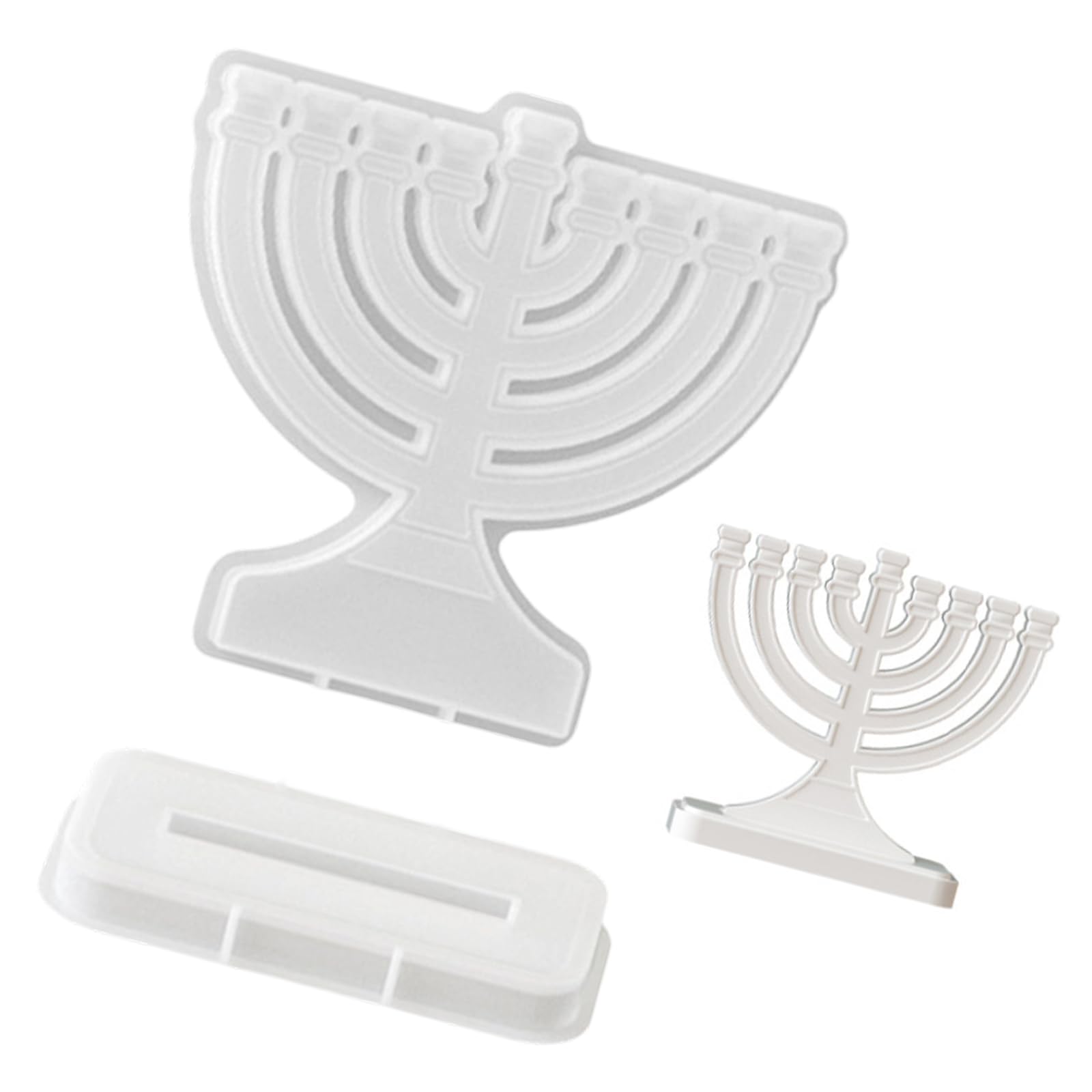 Msioytog Hanukkah Set Silicone, Flexible Food Grade with Branch Designs for Easy Releases