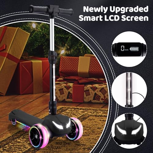 Kids Electric Scooter w/LCD Screen
