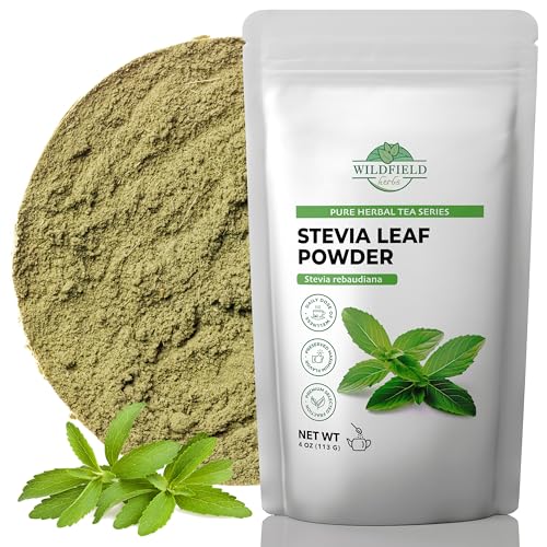 Image of 4 oz. Stevia Powder Pure Stevia Herbal Tea - 113g Extract Powder Herb Tea Estevia