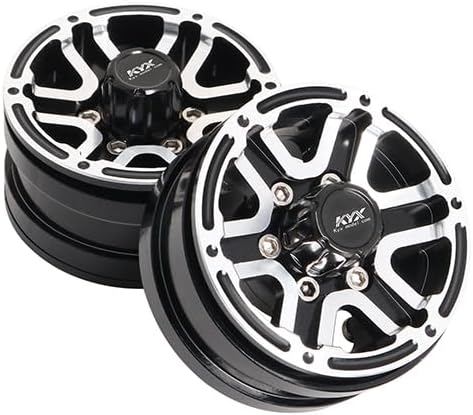 KYX Racing Aluminum 1.55" Wheel Rims Upgrades Parts Accessories for 1/18 RC Crawler Car Axial Capra UTB18