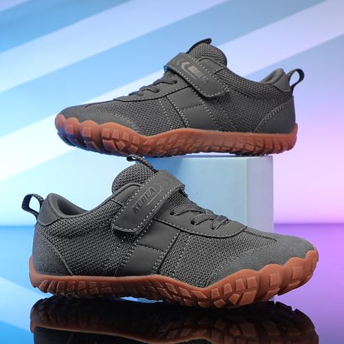 Image of KUBUA Kids Barefoot Shoes Boys Girls Wide Toe Box Zero Drop Sneakers | Breathable Lightweight, Reinforced Toe, Minimalist, Hiking, Tennis, Running, Walking, School, Toddler, Little Kid, Big Kid