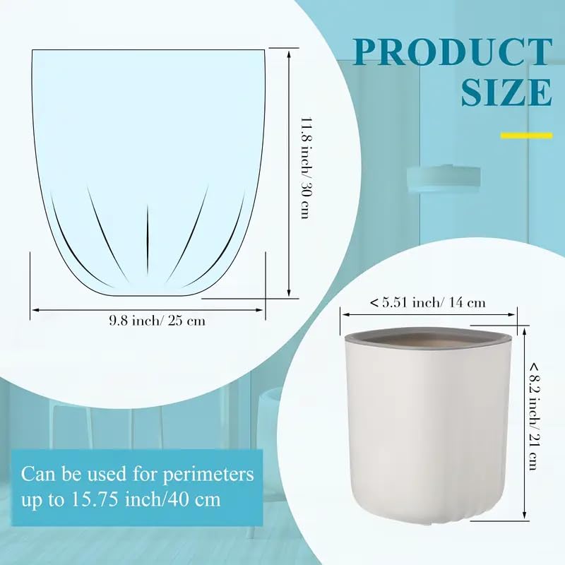 Image of 12 Roll /180 Bags Dustbin Disposable Small Garbage Bag For Car & Dustbin 22x30 cm Leakproof & Durable Waste Bags Trash Bag For Home Office Bathroom Kitchen Bin, Multicolor