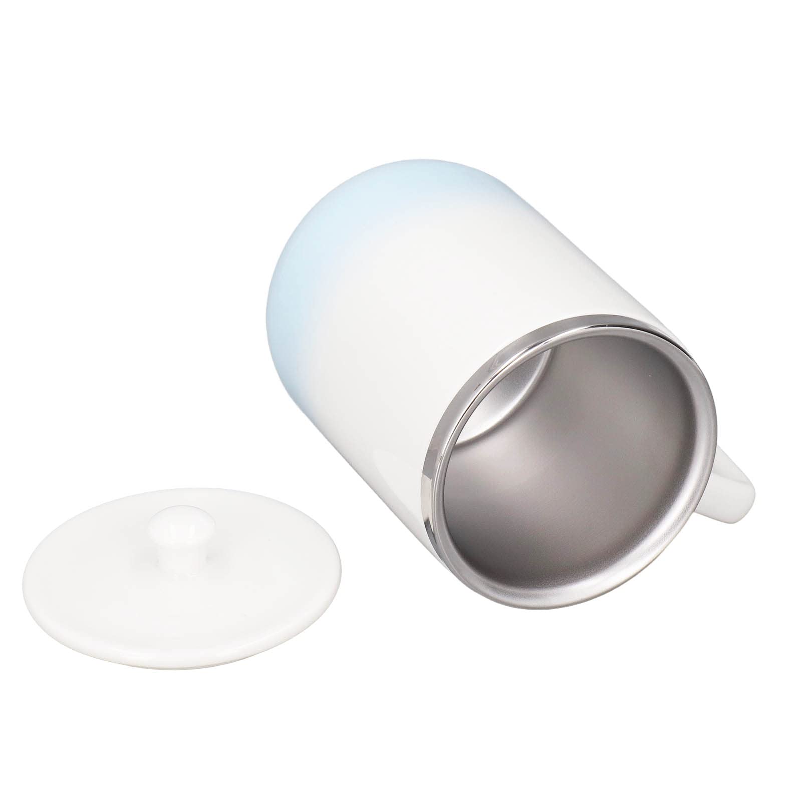 Tnfeeon Taza de Mezcla Eléctrica, Taza de café Agitadora Eléctrica Recargable, Termo de café, Tazas de café Adecuadas para café, Leche, Cacao y Otras Bebidas