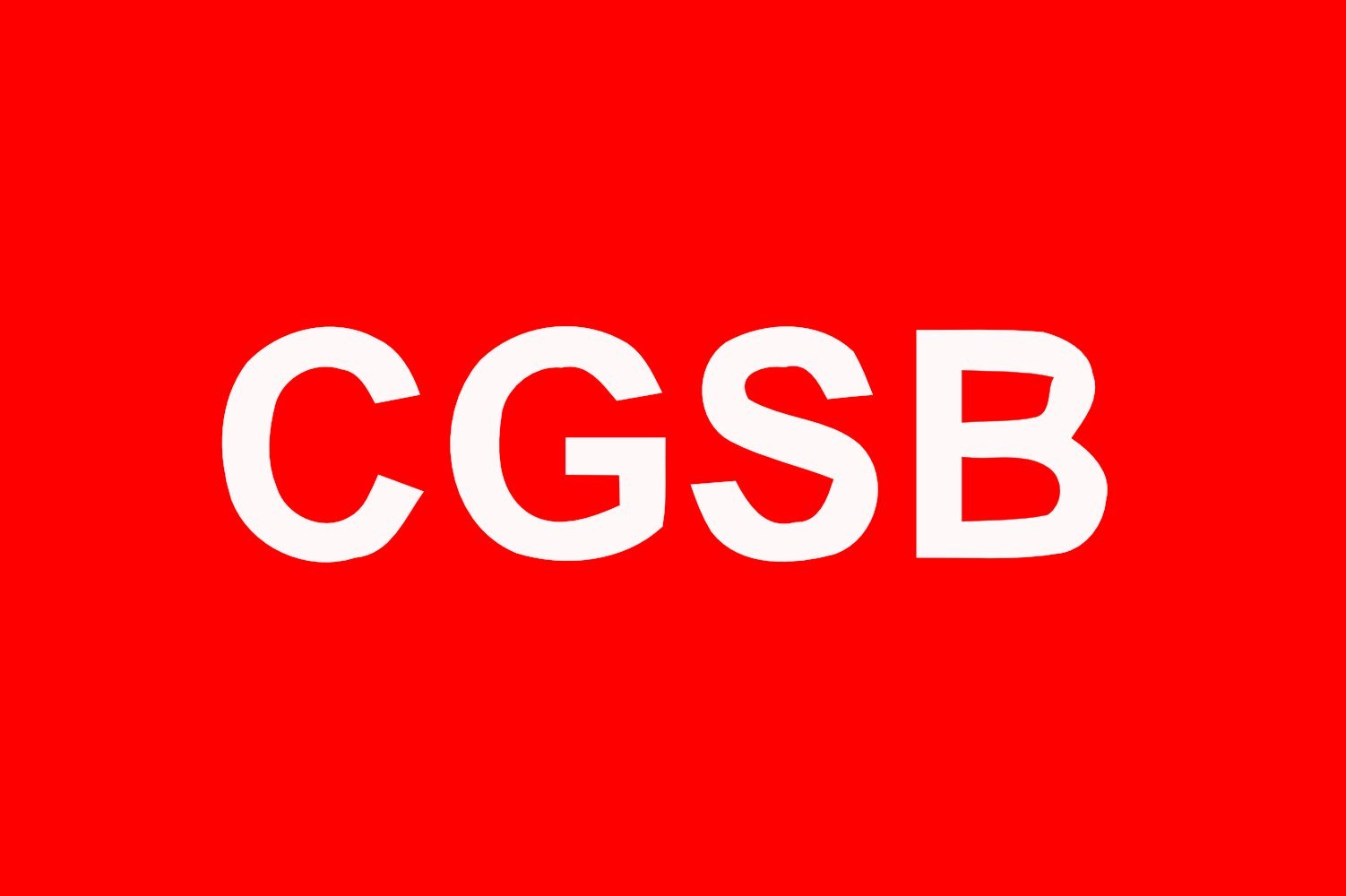 Drapeau Large CGSB de qualité supérieure avec coutures renforcées et couleurs vives