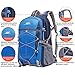 Mooedcoe 40L Mochila Senderismo Montaña Trekking Macutos de Viaje Acampada Marcha (Azul)