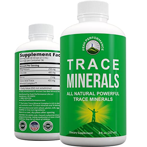 Ultra High Purity Trace Minerals Liquid Drops for Water. Ionic Plant Based Fulvic Trace Mineral Drop Supplement + Magnesium. Replenishes Natural Minerals, Electrolytes + Optimal pH Levels Ultra High Purity Trace Minerals Liquid Drops for Water. Ionic Plant Based Fulvic Trace Mineral Drop Supplement + Magnesium. Replenishes Natural Minerals, Electrolytes + Optimal pH Levels