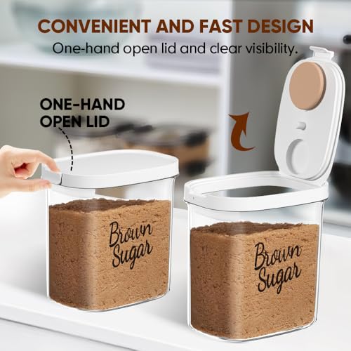 Contenedor de azúcar moreno hermético con descuento - SAGEP7UD