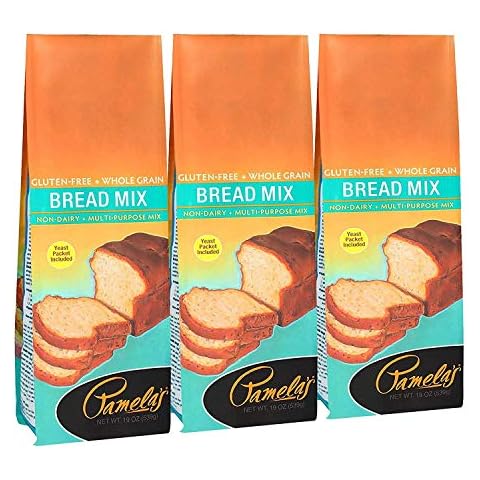 Pamela's Products Gluten-Free Bread Mix - 19 oz (Pack of 3) Cover