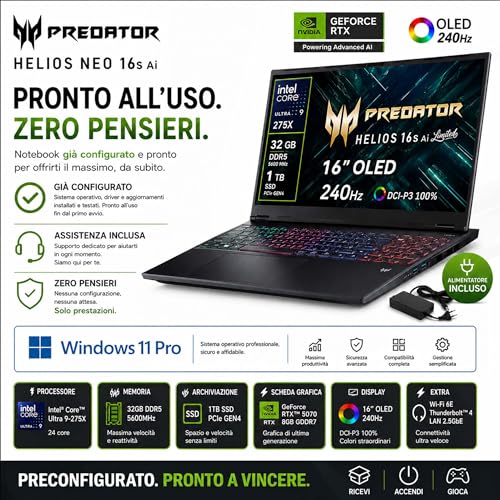 Predator Helios Neo 16s Ai - Notebook - Immagine 1