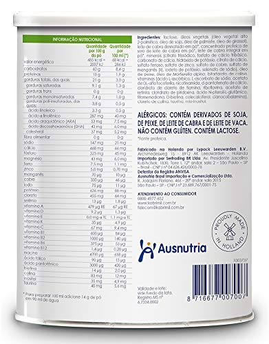 Fórmula infantil Kabrimil 400g, Ausnutria Brasil